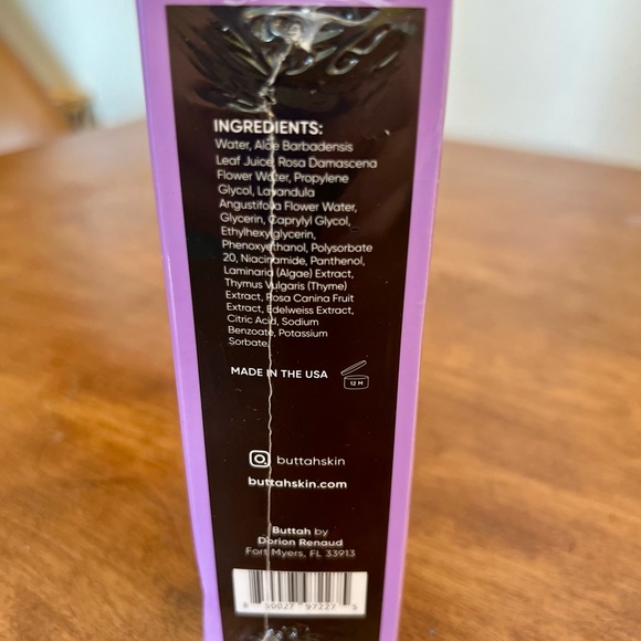 Buttah By Dorion Renaud Aloe Rose Refreshing Mist 4 Fl. Oz. brand-new, unopened - Picture 3 of 4